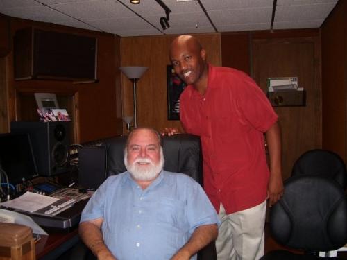 Rodrick Walters with Recording Engineer, Joe Beard